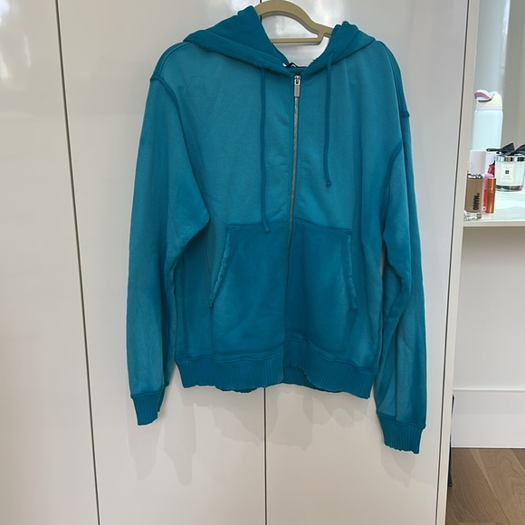 Cotton Citizen Bronx zip Hoodie w/grinding Large Unisex NWOT Marinecast - Picture 5 of 10